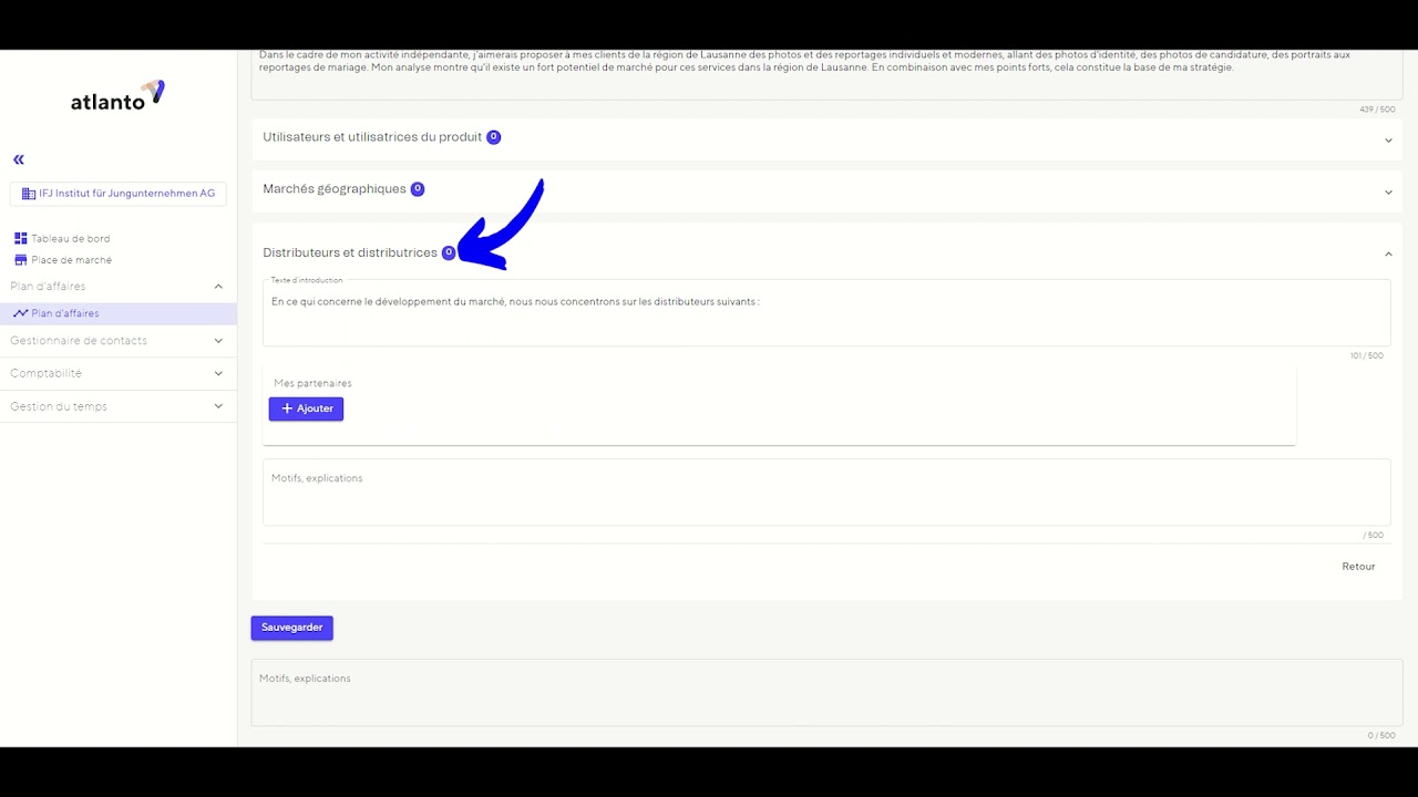 Plan d'affaires: Stratégie